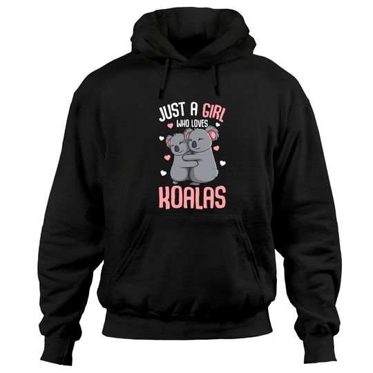 Discover Just A Girl Who Loves Koalas Koala Bear Pullover Hoodie