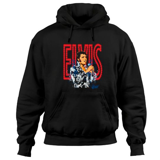 Discover Elvis Presley Singing Pullover Hoodie