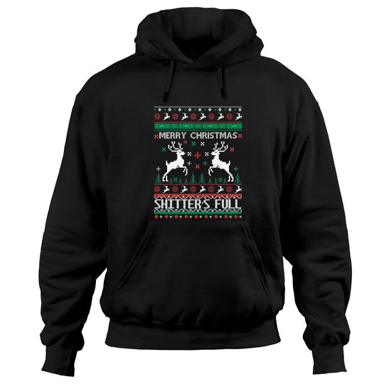 Discover Merry Christmas Shitter's Full Hoodies