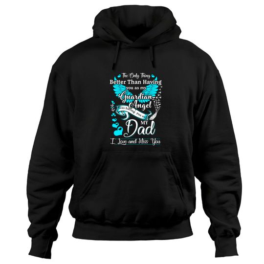 Discover Pullover Hoodie - Missing My Dad in Heaven