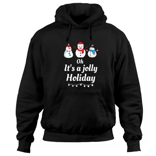 Discover Oh It's A Jolly Holiday Active Hoodies