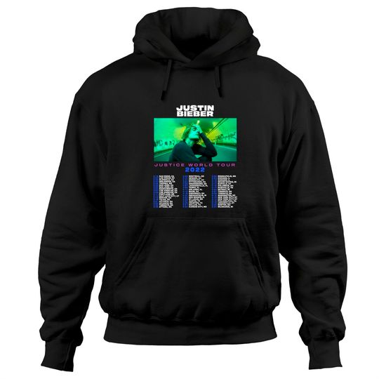 Discover HOT 2022 Justin Bieber Justice World Tour North America Hoodies