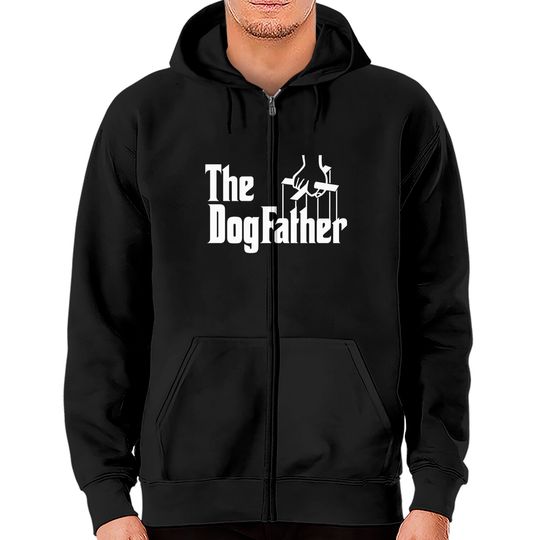Discover Silk Road Tees Dogfather Zip Hoodie Pet Lover Dog Owner Tee Zip Hoodie