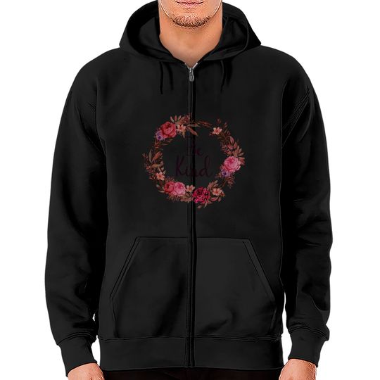 Discover Womens Be Kind Zip Hoodie Summer Letter Print Short Sleeve Loose Tops Inspirational Graphic Tees