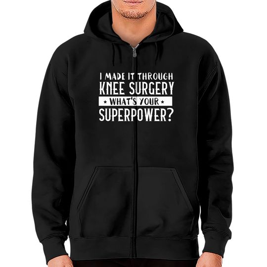 Discover Bionic Knee Surgery Replacement Tee Gift Rehab Hospital Zip Hoodie