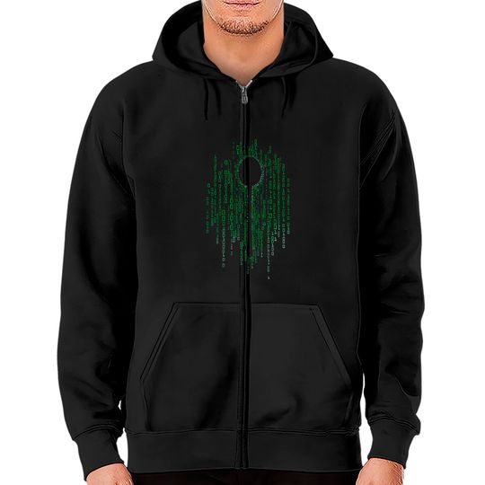 Discover The Matrix There Is No Spoon  Unisex Zip Hoodie