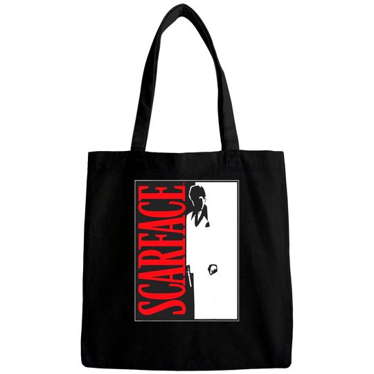 Discover Scarface Black And White Movie Poster Graphic Bags