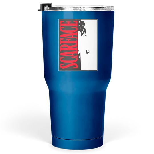 Discover Scarface Black And White Movie Poster Graphic Tumblers 30 oz