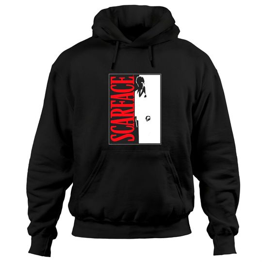 Discover Scarface Black And White Movie Poster Graphic Hoodies