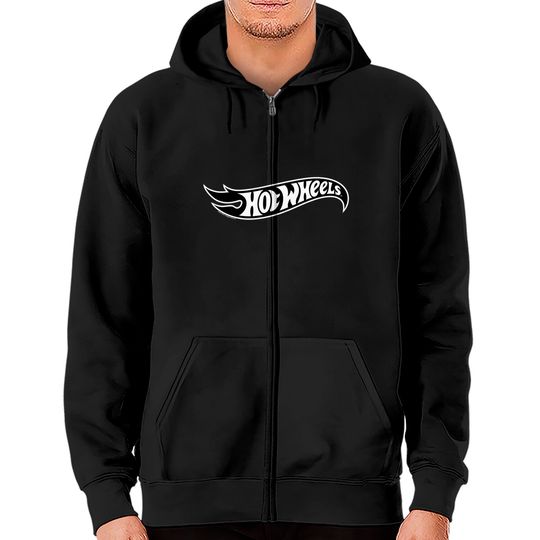 Discover Hot Wheels Logo Zip Hoodie