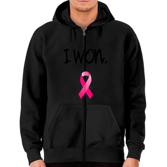 Discover Survivor Breast Cancer Zip Hoodie