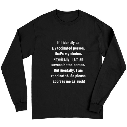 Discover Anti Vaccinated Men's Long Sleeves Unmasked Unmuzzled Unvaccinated Unafraid