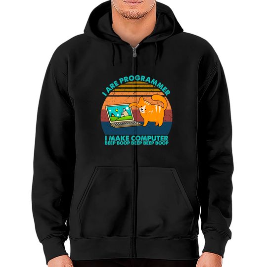 Discover I Are Programmer I Make Computer Beep Boop Zip Hoodie