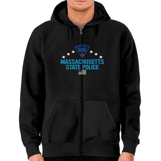 Discover Massachusetts State Police Zip Hoodie