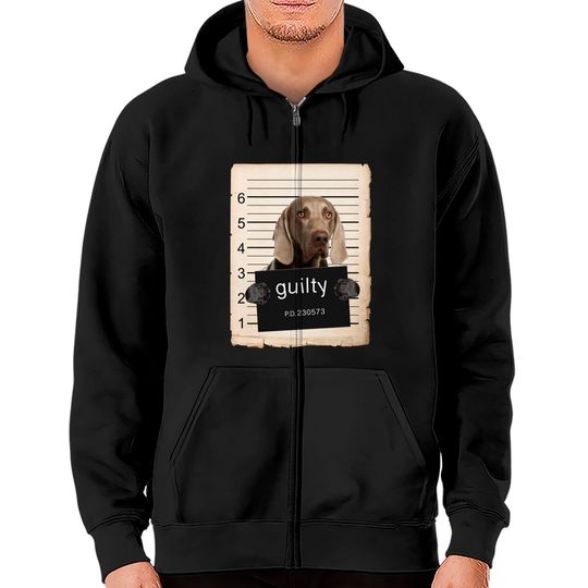 Discover Weimaraner Dog Zip Hoodie