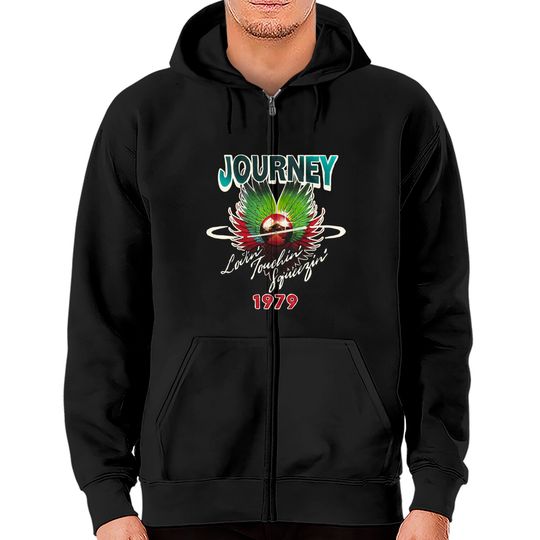 Discover Journey 80s Rock Band 1979 Zip Hoodie