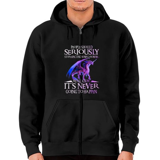 Discover Dragon Seriously Dragon Zip Hoodie For Men Womens Zip Hoodie