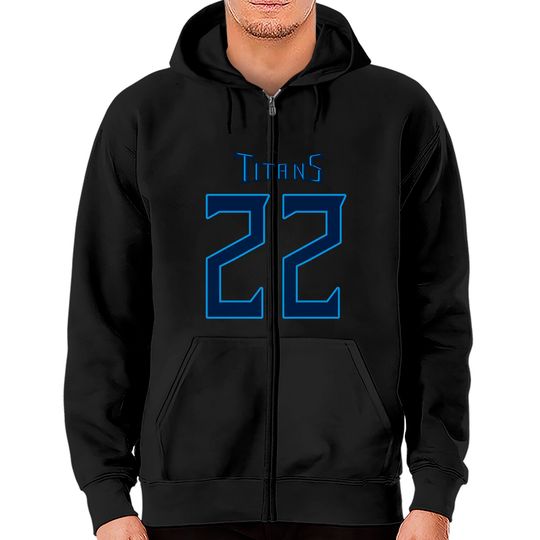 Discover Tennesese Titan Derrick Henry 22 Zip Hoodie
