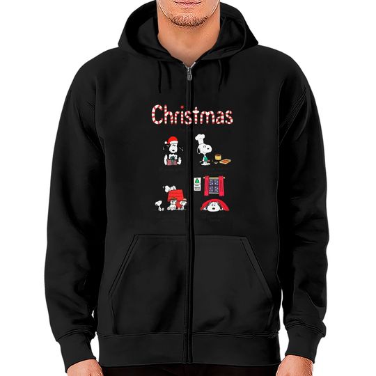 Discover ChristmasTo Do List Zip Hoodies