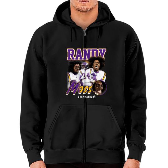 Discover Justin Jefferson Randy Moss 84 Dreams 2021 Zip Hoodie