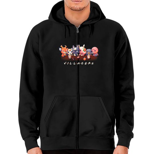 Discover Villagers Animal Crossing Zip Hoodie