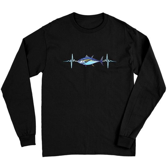 Discover Tuna Giant Bluefin Fish Fishing Fisherman Long Sleeves