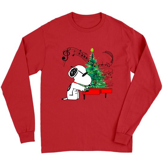 Discover Snoopy Dog Music Christmas Long Sleeves