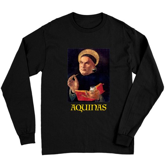 Discover Saint Thomas Aquinas Painting Catholic Long Sleeves