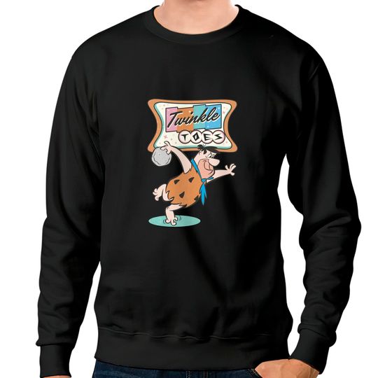 Discover The Flintstones Twinkle Toes Fred Flintstone Bowling Alley Sweatshirts