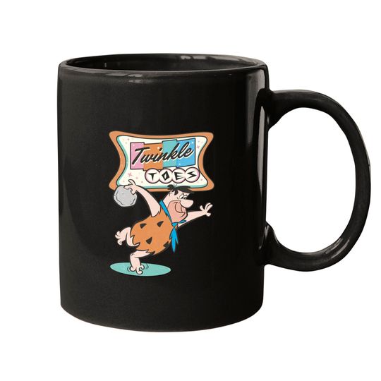 Discover The Flintstones Twinkle Toes Fred Flintstone Bowling Alley Mugs