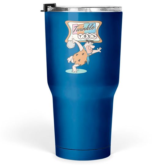 Discover The Flintstones Twinkle Toes Fred Flintstone Bowling Alley Tumblers 30 oz