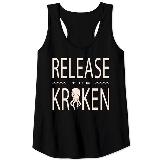 Discover Release the Kraken Great Octopus  Squid monster Tank Top