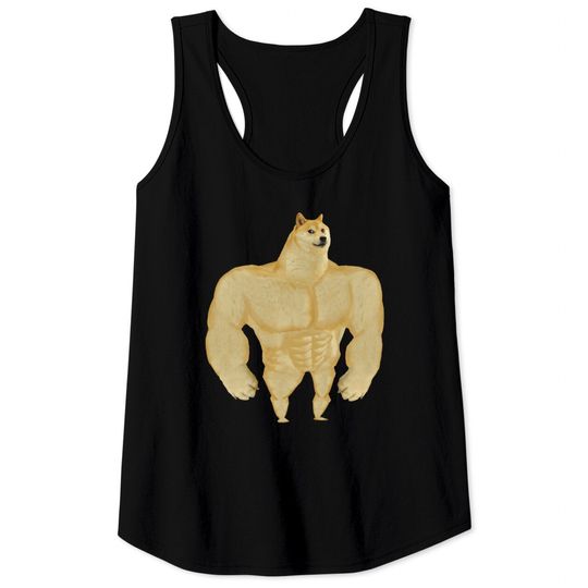 Discover Swole Dog Meme Buff Dog Meme Tank Top