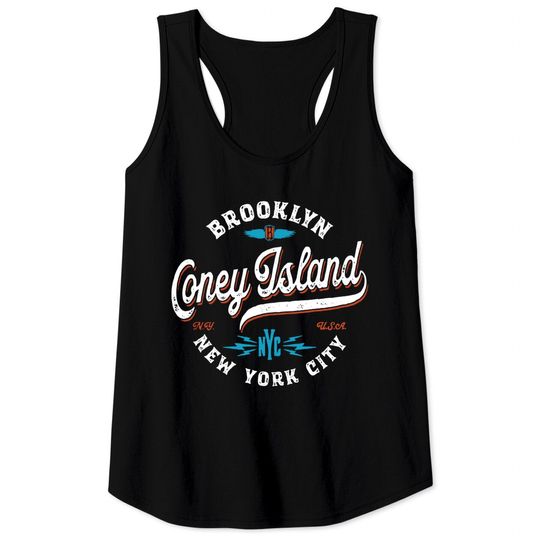 Discover Brooklyn Coney Island New York City NYC Tank Top