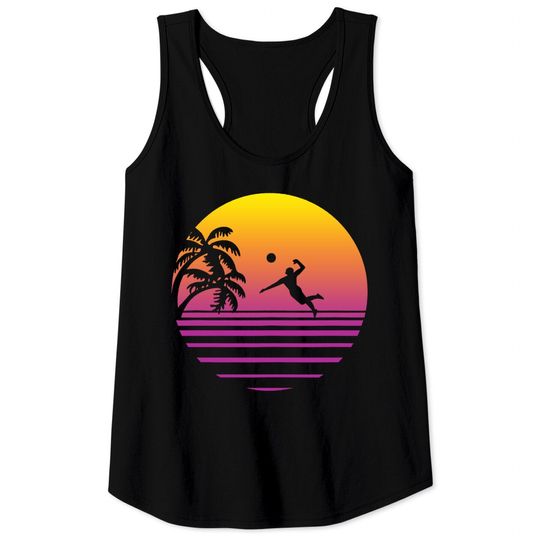 Discover Vintage Beach Volleyball Tank Top