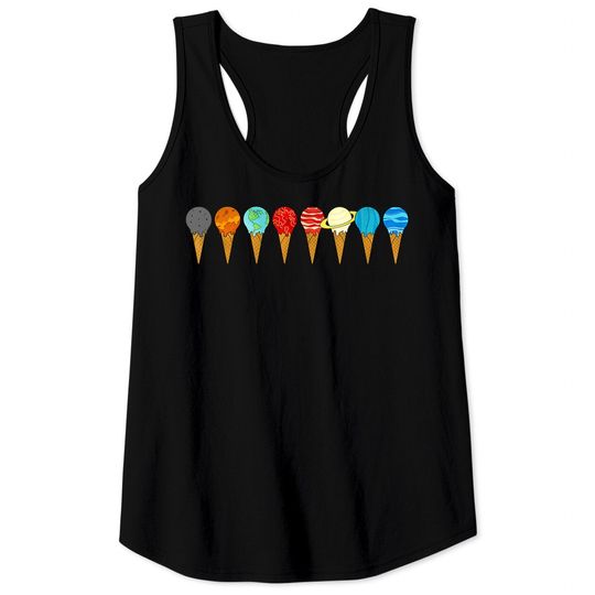 Discover Solar System Ice Cream Planets Tank Top