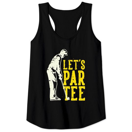 Discover Let's Par Tee Golf Tank Top