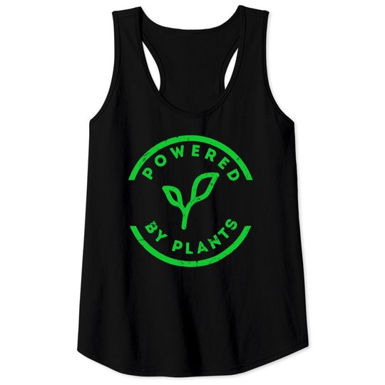 Discover Powered By Plants Tank Top Vegan Workout Tank Top