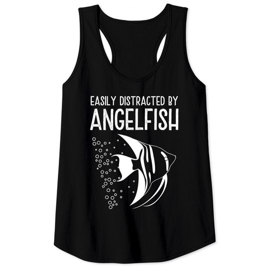 Discover Vintage Angelfish Quotes For Fish Keepers Tank Top