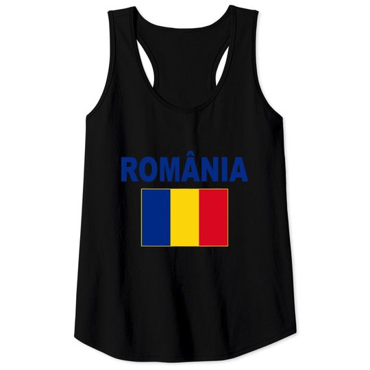 Discover Romania Flag Tank Top