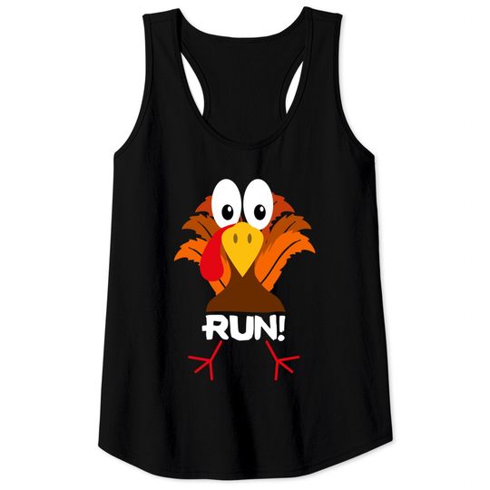 Discover Running Face Turkey Trot Tank Top