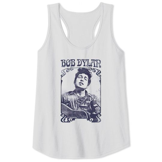 Discover Bob Dylan Vintage Faded Style Tank Tops