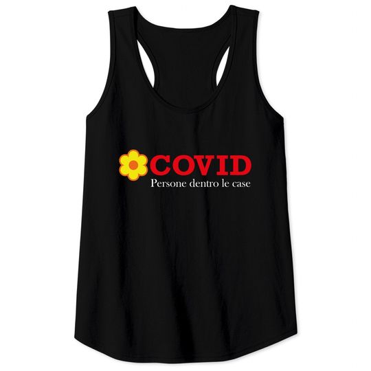 Discover Covid Persone dentro le case Tank Tops