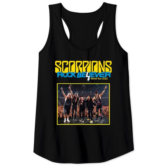 Discover Scorpions Rock Believer 2022 World Tour Tank Tops