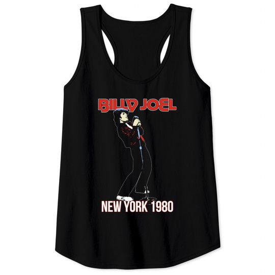 Discover Billy Joel - New York 1980 Tank Tops
