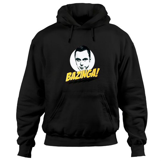Discover Big Bang Theory Sheldon Bazinga! Adult Hoodies