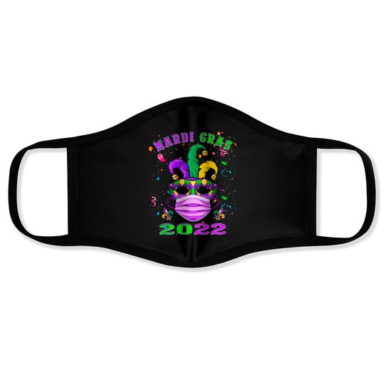 Discover Mask and Face Mask-Funny Mardi Gras 2022 Face Masks