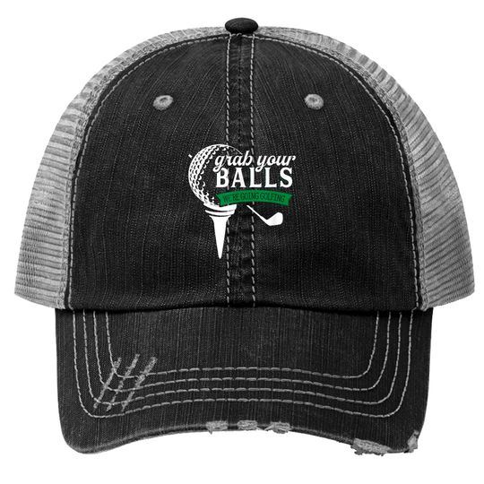 Discover Funny Golf Trucker Hats For Men Adult Humor, Golfer Balls