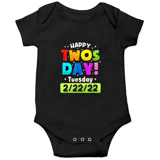 Discover Happy Twosday 2022,February 2nd 2022 Tuesday 2-22-22 Onesie