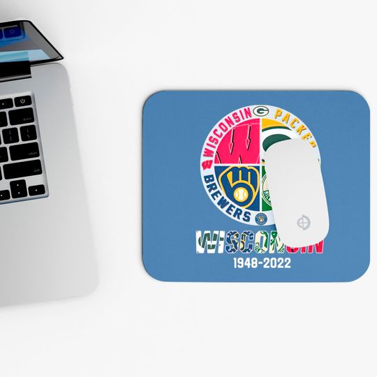 Discover Wisconsin Sports Team Mouse Pads - Packers, Brewers, Bucks